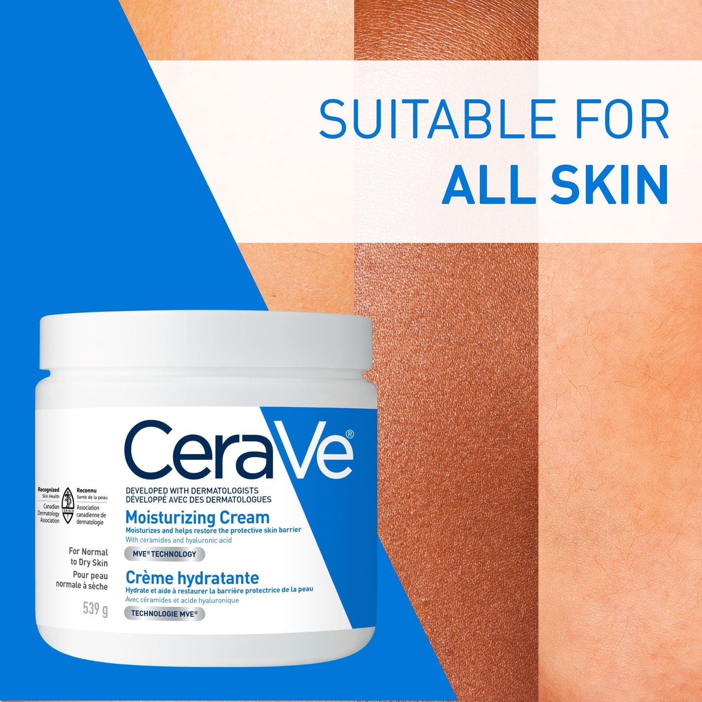 CeraVe Moisturizing Cream, 539 Grams